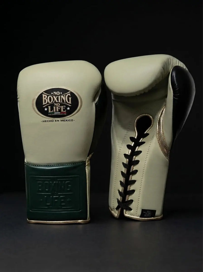 No Boxing No Life Boxing Gloves Ivory Emerald Special Edition