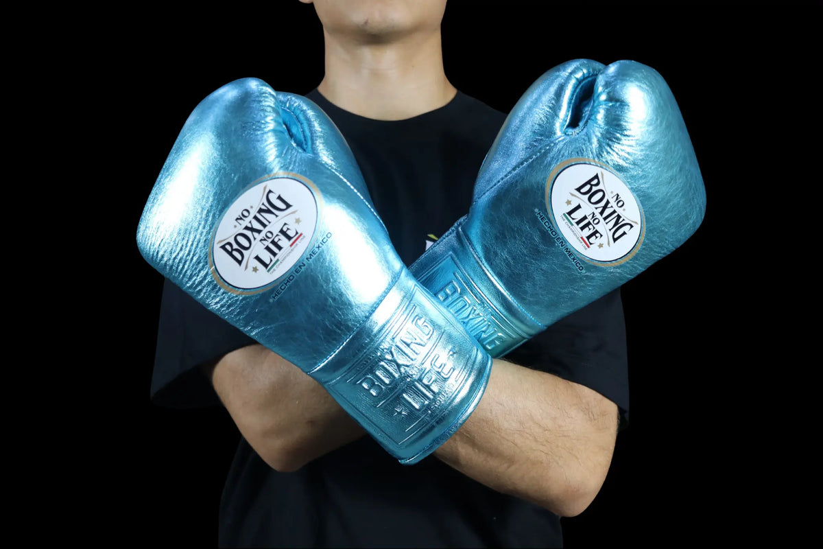 No Boxing No Life Boxing Gloves Aqua