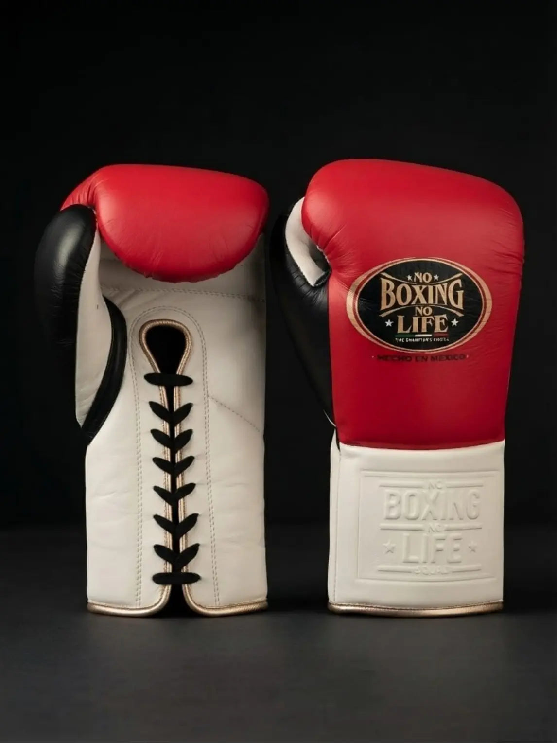 No Boxing No Life Boxing Gloves Crimson Ivory Special Edition