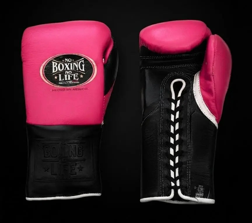 No Boxing No Life Boxing Gloves Electric Pink