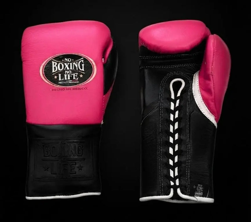 No Boxing No Life Boxing Gloves Electric Pink