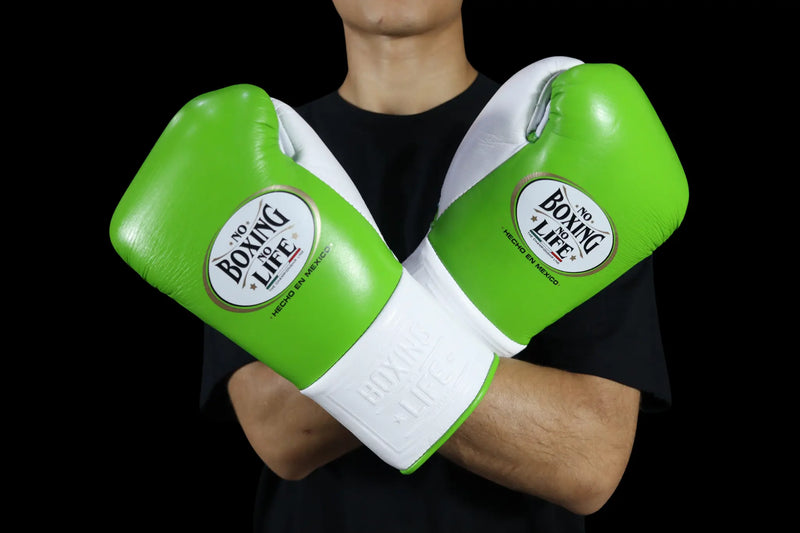 No Boxing No Life Boxing Gloves Lime Pearl