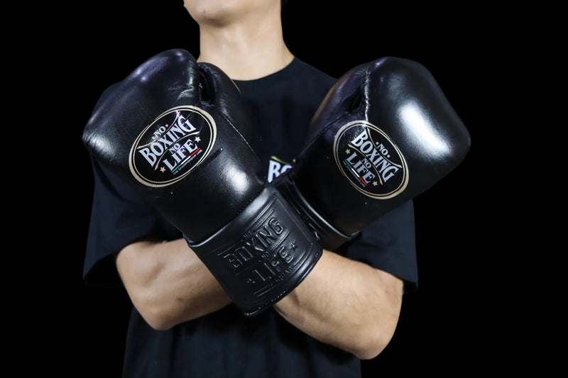 No Boxing No Life Boxing Gloves Matte Black