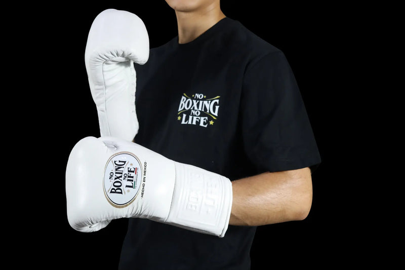 No Boxing No Life Boxing Gloves White