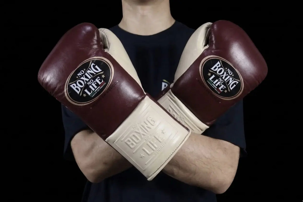 No Boxing No Life Boxing Gloves Burgundy